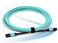 China 12 kernom3 Type A LSZH 3.0mm van de de Boomstamkabel van MPO MTP de Vezel Optische Patchcord Te koop