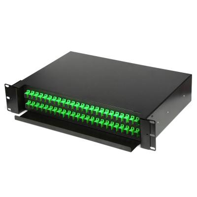 Chine Tableau de connexions optique de fibre du SM millimètre 2U 192 LC gauche au module de MPO LGX à vendre