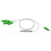 Cina Acciaio 900μM Loose Tube G657A del separatore dello SpA dello Sc APC 1x4 per la rete di FTTX GPON in vendita