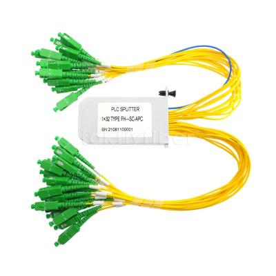 China Cassette Type 1x32 PLC Modular Splitter SC APC Connector For CATV for sale