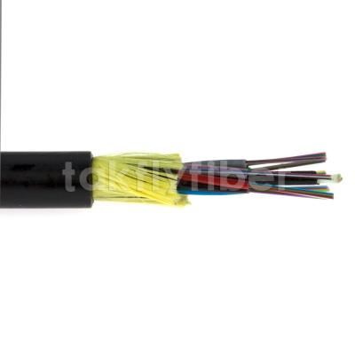 China 12 To 144 Cores ADSS Fiber Optic Outdoor Cable Self Supporting Aerial Cable zu verkaufen