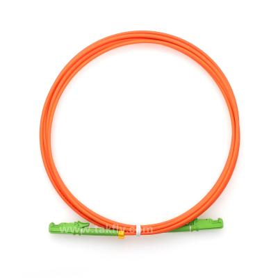 Κίνα E2000 APC Fiber Optic Cable Green Connector Multimode Fiber Cable Patch Cord προς πώληση