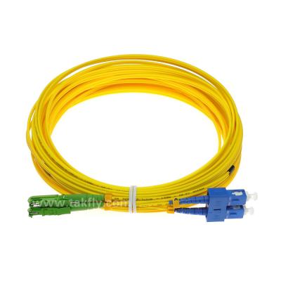 China E2000-SC Duplex Fiber Optic Cable 5 Meters FTTH Single Mode Optical Fiber Cable zu verkaufen