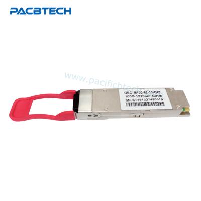 China Compatible FTTH QSFP28 100G 40km ER Module er4 LAN-DWDM Optical Switch Transceiver for sale