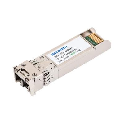 China FTTH compatible with Finisar 25GBASE-SR SFP28 850nm 100m MMF DOM Transceiver Module for sale