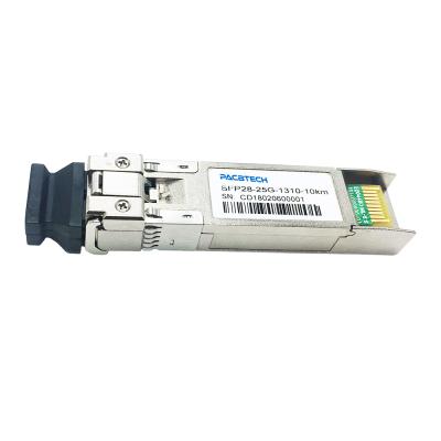 China FTTH SFP28 25 LR LC 1310nm 10KM Fiber SFP Transceiver for sale