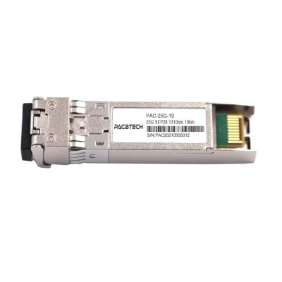 China 25G SFP28 LR 1290nm 10km LC/UPC Optical Connector FTTH 25G CWDM SFP Tranceiver Single Mode For 5G Data Center for sale