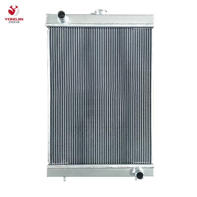 China DX60-7 Machinery Parts Hard Aluminum Radiator for Excavator Doosan 60-7 Radiator and Intercooler for sale