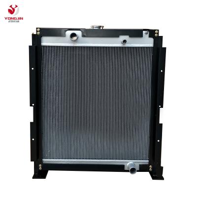 China Factory manufacture construction machinery parts hard radiator for excavator LiuGong 225 for sale