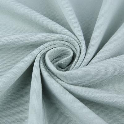 China Stretch Textile Knitted Cotton Modal Spandex Blended Plain Stretch Plain Tank Top Fabric For T-shirt Apparel for sale