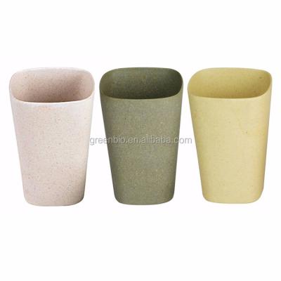 China 100% Recycled Bamboo Fiber Alternative To Plastic , Glassware Ceramics Bamboo Fiber Mug for sale