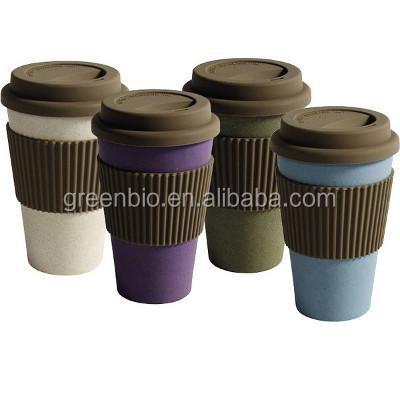 China Bamboo fiber or PLA products eco-friendly bamboo fiber thermo mug for sale