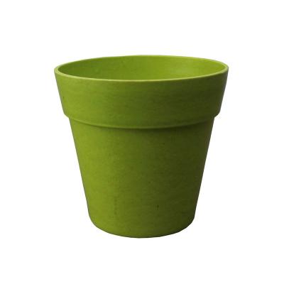 China American Eco Friendly Bamboo Fiber Planter Style Biodegradable Plastic Planters for sale