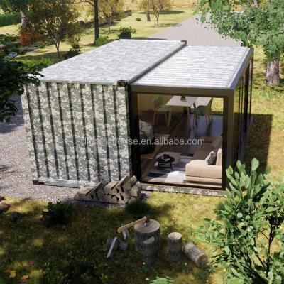 China Modern Foldable Container House Expandable Container House On Wheels Mobile Home Container for sale