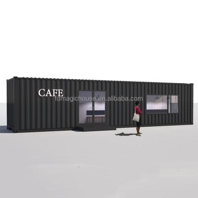 China 2022 Coastal Pop Up Mobile Coffee Container Storage Container Coffee 40ft Container Home Shop for sale