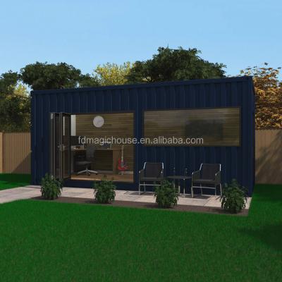 China Modern Sliding Door Four Container House Square Tiny Shipping Container House for sale