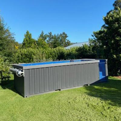 China Modern cargo container swimming pool with container sea container swimming pool for sale