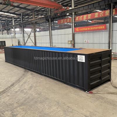 China Modern Australia design 40ft fiberglass swimming pool container for sale for sale