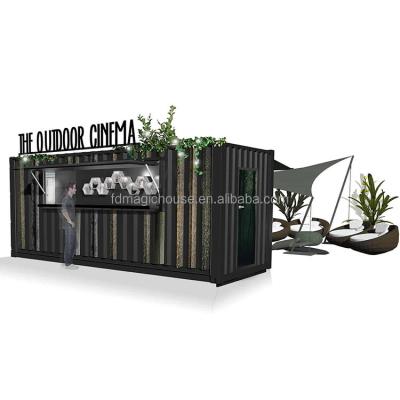 China Modern Shipping Container Cinema Design Modern Outdoor Movie Theaters for sale