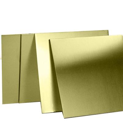 China Industry High Hardness C27400 Brass Sheet C2720 CZ109 Brass Plate / Sheet for sale