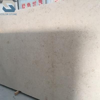 China Traditional Turkish Natural Fossil Limestone Slabs 24x24 Cream Lime Tile For Coping Tile Price for sale