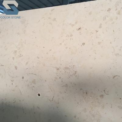 China Industrial Cheap Honed Beige Castle Dolomite Limestone Exterior Wall Cladding Slabs And Tile for sale