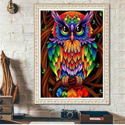 China Modern Rhinestone 5D DIY Diamond Embroidery Mosaic Picture Of Diamond Painting Full Square /Round Animal Christmas Decoration for sale