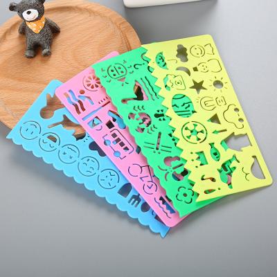 China 4pcs/set Drawing Tool Kids Toy Board Ruler Craft Protective Creative Drawing Educational Drawing Toy Learning Toy Plastic for sale