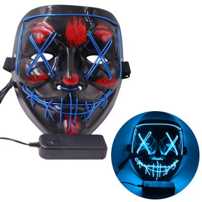 China Halloween LED Mask Purge Masks Glow In The Dark DJ Party Light Masks Q9741b for sale