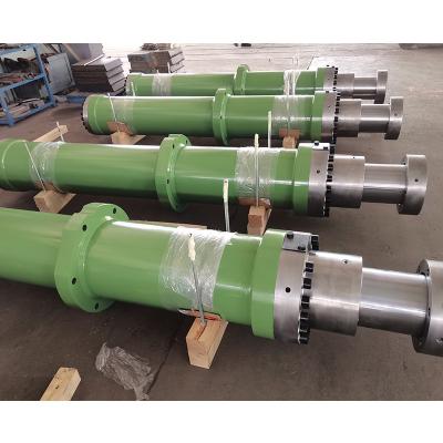 China 1200mm einfachwirkender Stahlhydrozylinder für hydraulischen Stapel-Fahrer zu verkaufen