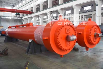 China Large size Double Acting Hydraulic Cylinder for  Pile Frame Driving Barge and press for sale