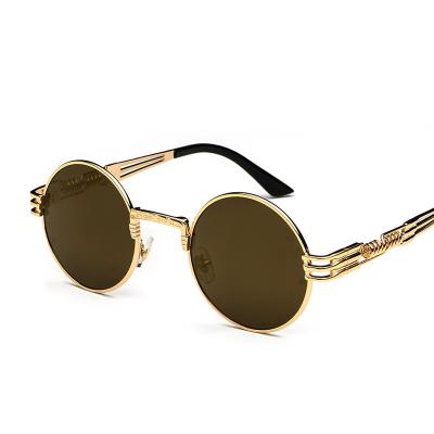 China European personality sunglasses and American personality sunglasses, women's sunglasses, men's foreign trade steam punk glasses for sale