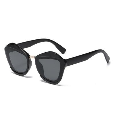 China Irregular Cat Eye Cat Eye Sunglasses European And American High Sense Small Face Hip-Hop for sale