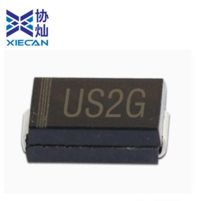 China Industrial US2G DO-214AC Brand New Original High Efficiency Rectifier Diode IC Chip Electronic Components Accessories for sale