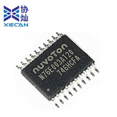 China Industrial N76E003AT20 TSSOP-20 Embedded Microcontroller IC Chip Electronic Components Accessories Integrated Circuit Brand New Original for sale