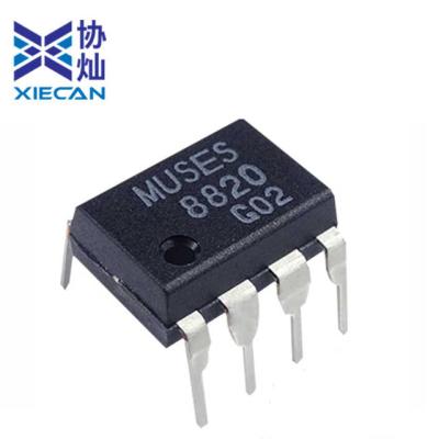 China Electronic Components Industrial Accessories Chip Amplifier IC Sound Frequency MUSES8820 DIP-8 Brand New Original for sale