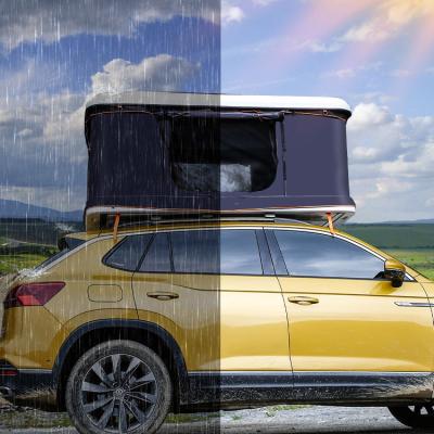 China Straight Bracing Type Hot Sell 210cm Automatic Durable Hard Shell ABS Car Rooftop Tents Cheapest Waterproof Roof Top Tent For Camping for sale