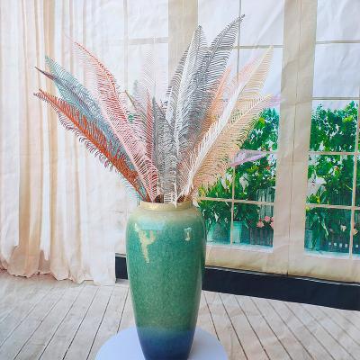 China Party Home Decoration DIYartificial Flowers Simulation Straw Persian Wholesale Plants Artificial Fern Leaves 000038 for sale