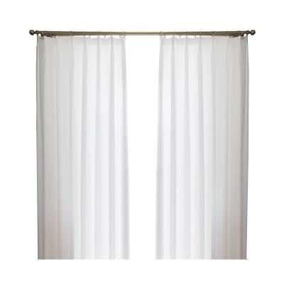 China blackout cotton seersucker polyester curtain for living room home decoration for sale