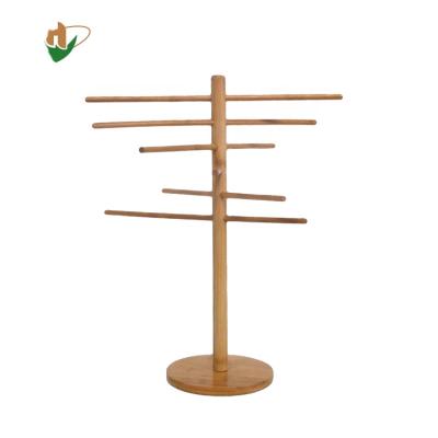 China Collapsible Pasta Rack Sustainable Drying Rack Easy Storage Made Of Organic Bamboo for sale