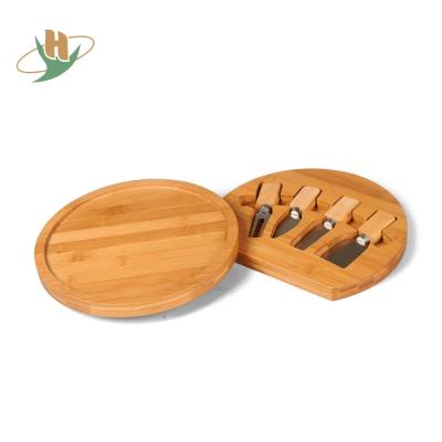 China Sustainable Bamboo Cheese Board Wholesale Cheese Cutting Board for sale