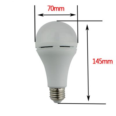 China 2020 Household Emergency Lighting 5w 7w 9w 12w LED Rechargeable Led Emergency Light Bulb Lamp e27 Base for sale