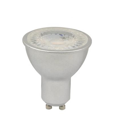 China Residential popular GU10 with lens 36 degree 60 degree and 120 degree led silver color GU10 7W lamparas led for sale