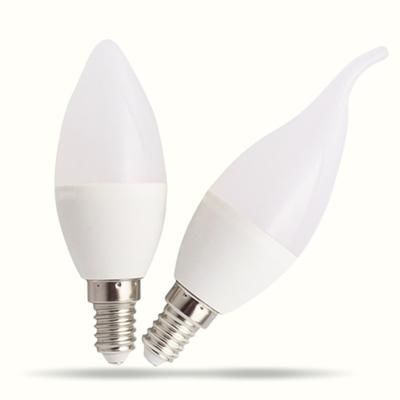 China Residential Wholesale CE LED Lights C37 170-250V E14 E27 5W 7W 8W LED Candle Light Bulb for sale