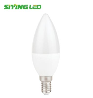 China CE RoHS Residential LED Lights C37 220V E14 E27 5W 7W 8W Led Bulb Lights Candle for sale