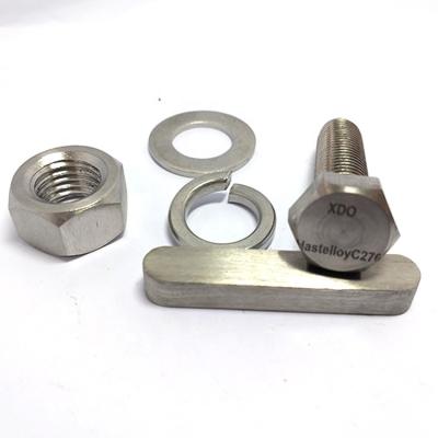 China Industry manufacturer wholesale fasteners hastelloy c-276 nut and bolt sets for sale