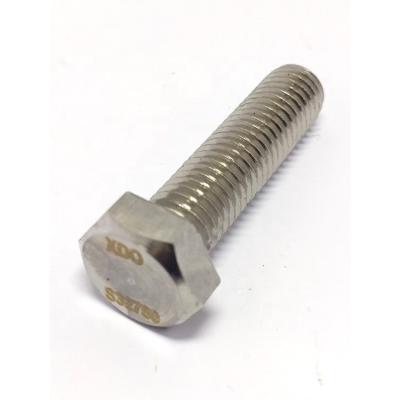 China Anti-Corrosion High Quality Super Duplex UNS 2507 Stainless Steel Capacity Hex S32750 Bolt For Steel Structure for sale