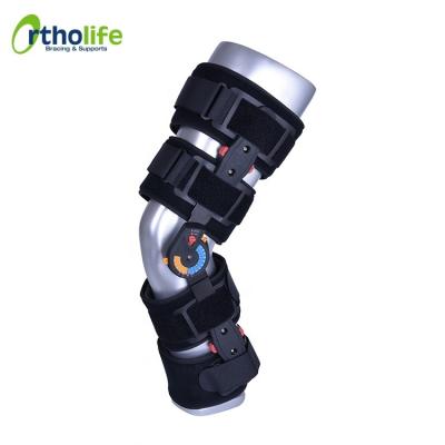 China Adult OL-KN097B Telescoping Universal ACL Surgery Post Support Hinged Knee Ligament Brace for sale