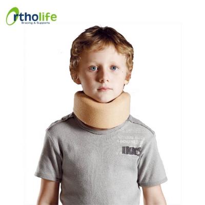 China OL-CO801 Child Medium Soft Foam Density Neck Collar Support Medical Cervical Brace for sale