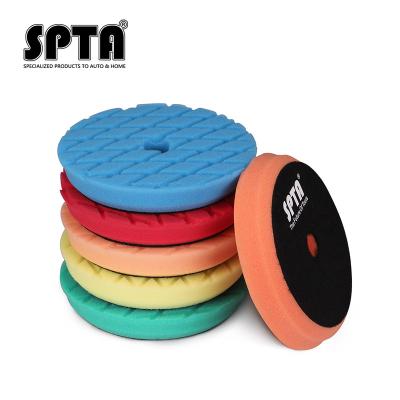 China Auto Care SPTA 6 Inch Bevel Edge Polishing Polishing Pads For 5 Inch Backing Plate for sale